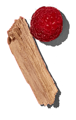 Himbeere und Zedernholz