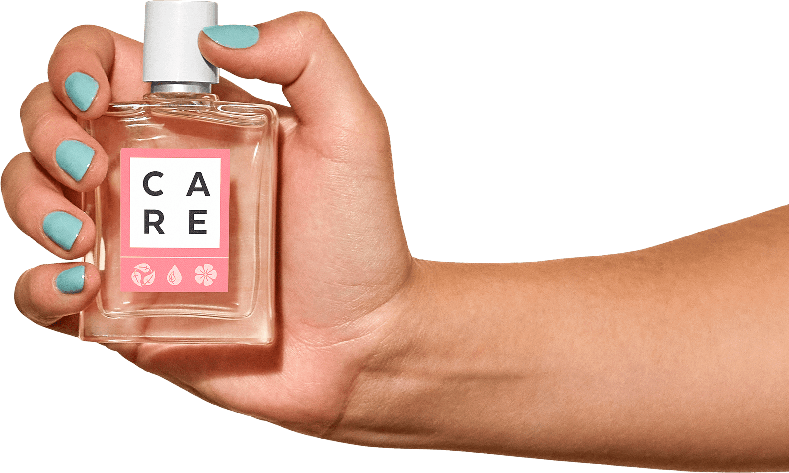 CARE Second Skin Flakon in Hand