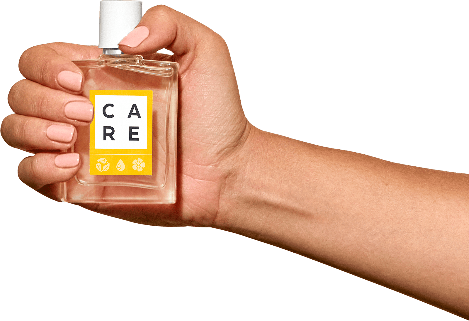 CARE Energy Boost Flakon in Hand